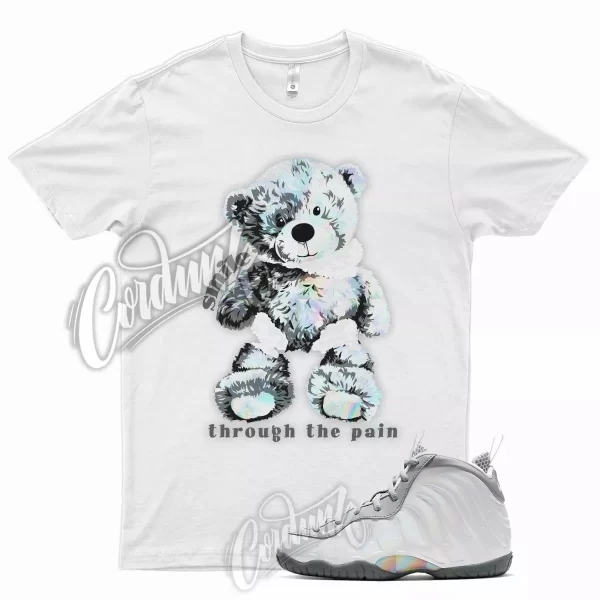 SMILE T Shirt for N Little Posite Smoke Grey Blue Fury Pixel Copa Foamposite Jezsport.com