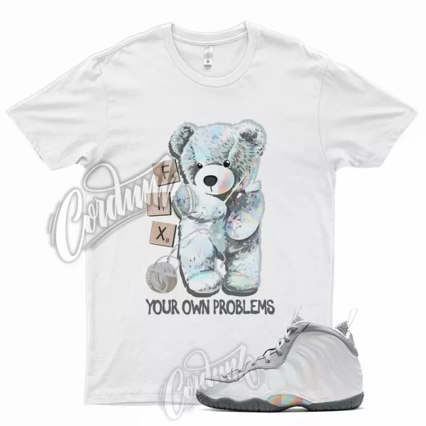 FIX T Shirt for N Little Posite Smoke Grey Blue Fury Pixel Copa Foamposite Jezsport.com