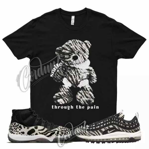 SMILE T Shirt for N Air Max 97 Golf Zebra Animal Instinct 11 Safari Leopard Jezsport.com