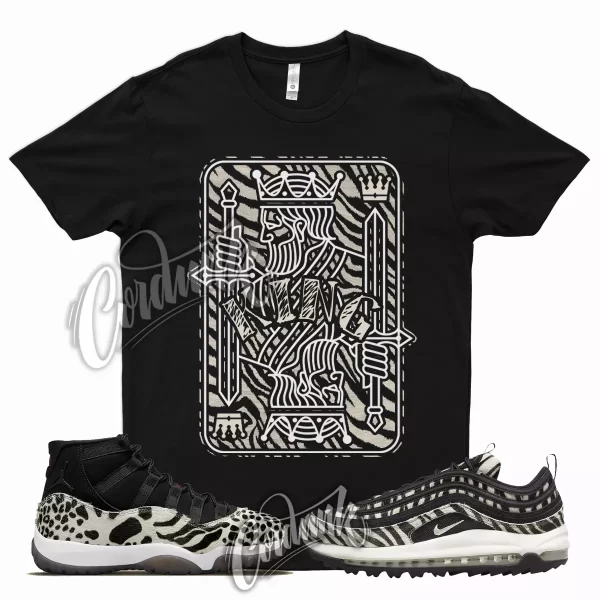 KING T Shirt for N Air Max 97 Golf Zebra Animal Instinct 11 Safari Leopard Jezsport.com