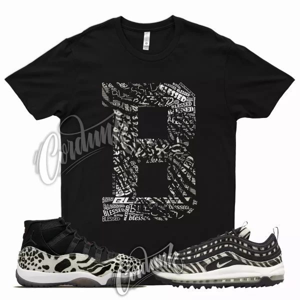 BLESSED Shirt for N Air Max 97 Golf Zebra Animal Instinct 11 Safari Leopard Jezsport.com