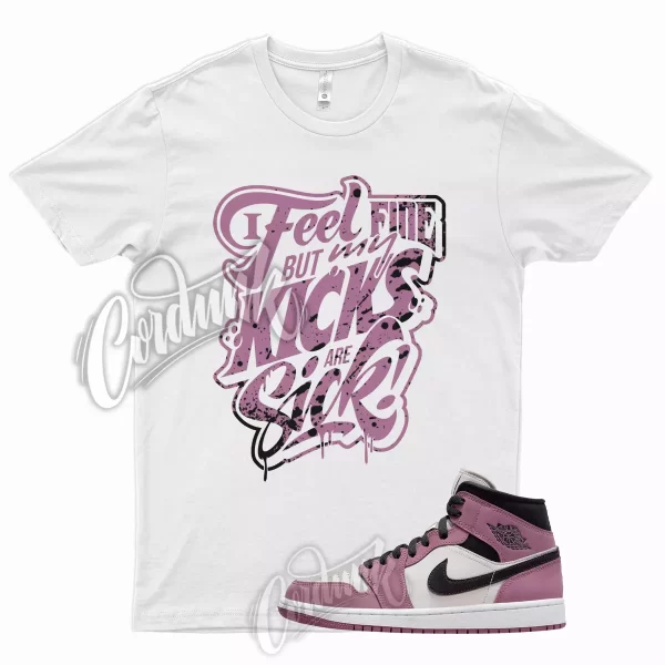 SICK BIG Shirt for J1 1 Mid WMNS Berry Pink Low High Wild Shocking Very Wild Jezsport.com