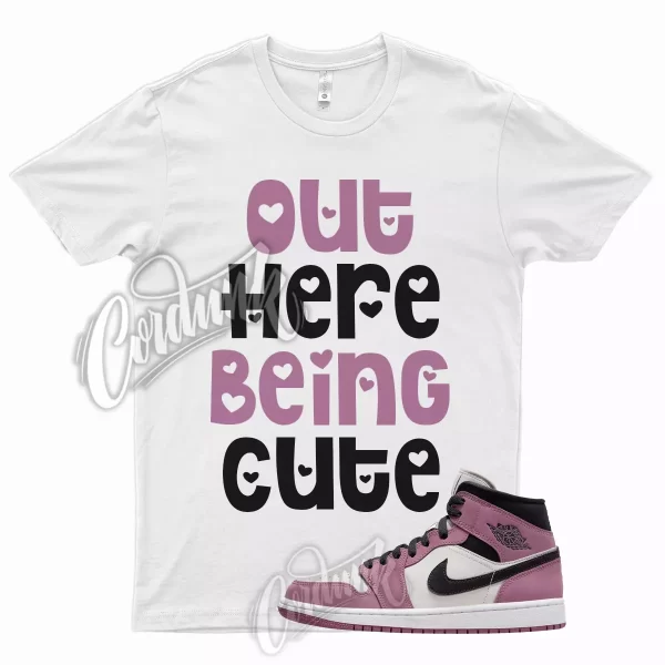 CUTE T Shirt for J1 1 Mid WMNS Berry Pink Low High Wild Shocking Very Wild Jezsport.com