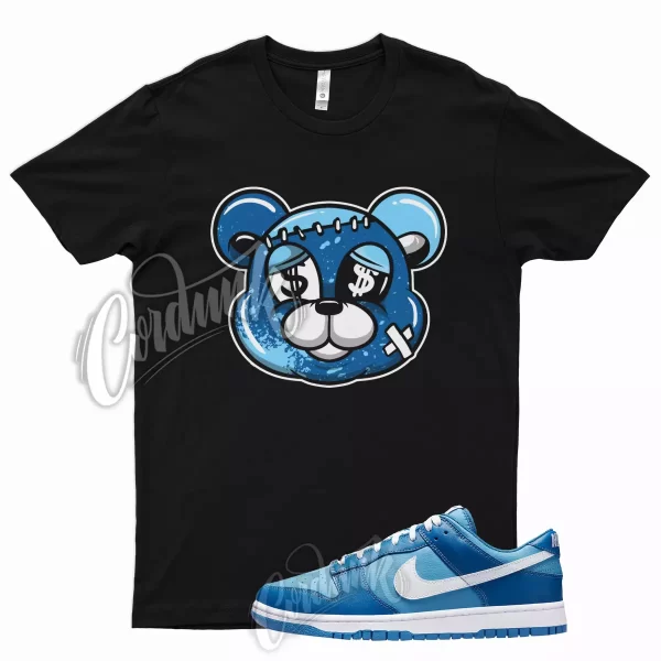 BLK STITCH T Shirt for Dunk Low Dark Marina Blue Dutch Powder Racer 1 UNC Jezsport.com