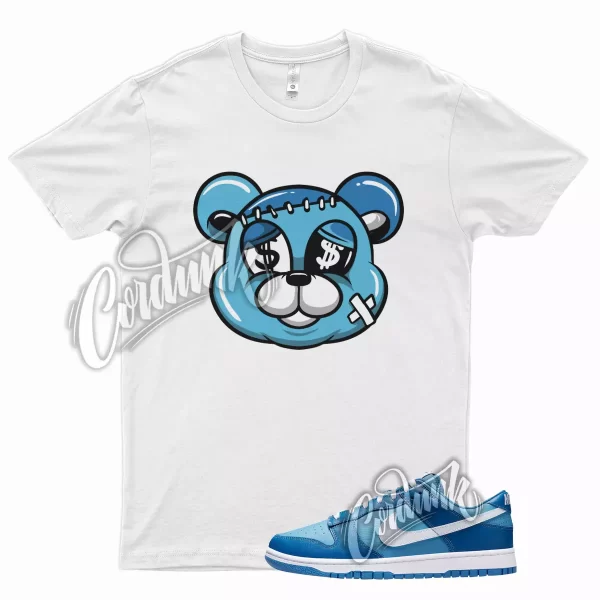 STITCH T Shirt for Dunk Low Dark Marina Blue Dutch Powder Racer 1 Mid High Jezsport.com