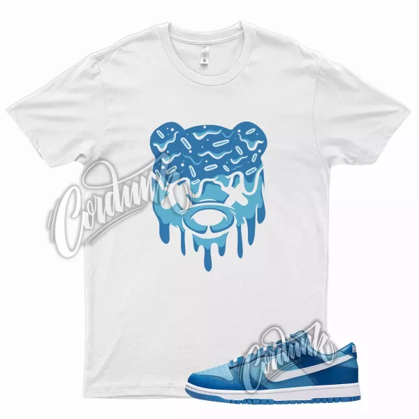 DRIPPY T Shirt for Dunk Low Dark Marina Blue Dutch Powder Racer 1 Mid High Jezsport.com