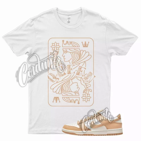 QUEEN T Shirt for Dunk Low WMNS Harvest Moon Sail Hemp 1 Twine Tan Gum Mid Jezsport.com