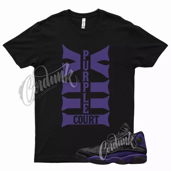 XIII T Shirt for J1 13 Court Purple Varsity 3 High Mid Low OG GS Grape 1 Jezsport.com