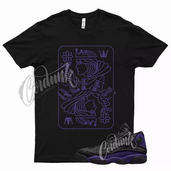 QUEEN T Shirt for J1 13 Court Purple Varsity 3 High Mid Low OG GS Grape 1 Jezsport.com