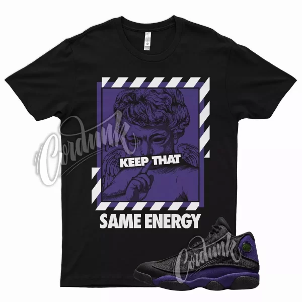 ENERGY T Shirt for J1 13 Court Purple Varsity 3 High Mid Low OG GS Grape 1 Jezsport.com