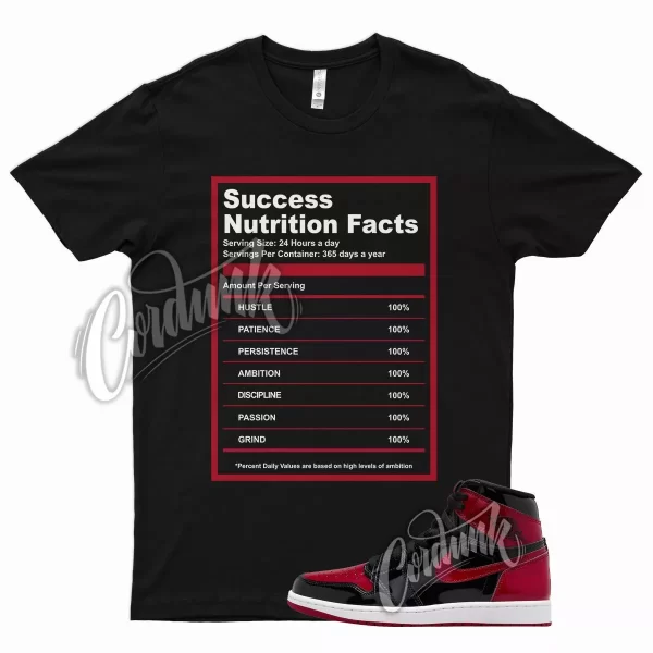 SUCCESS T Shirt for J1 1 Patent Bred 11 University Gym Red Chicago Barcelona Jezsport.com