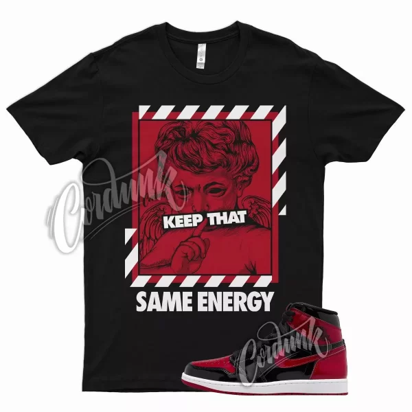 ENERGY T Shirt for J1 1 Patent Bred 11 University Gym Red Chicago Barcelona Jezsport.com