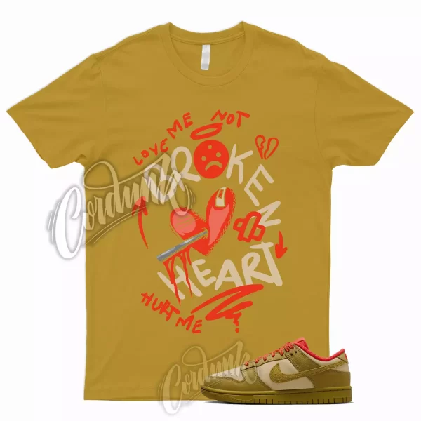 BROKEN T Shirt for Dunk Low Sesame Picante Red Bronzine Mid High WMNS 1 Jezsport.com