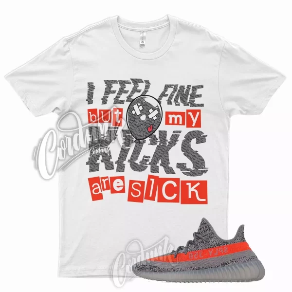 WHT SICK V2 T Shirt for Y 350 V2 Beluga Steel Grey Solar Red RF 380 500 700 Jezsport.com