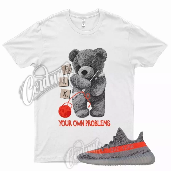 WHT FIX T Shirt for Y 350 V2 Beluga Steel Grey Solar Red RF 380 500 700 Jezsport.com