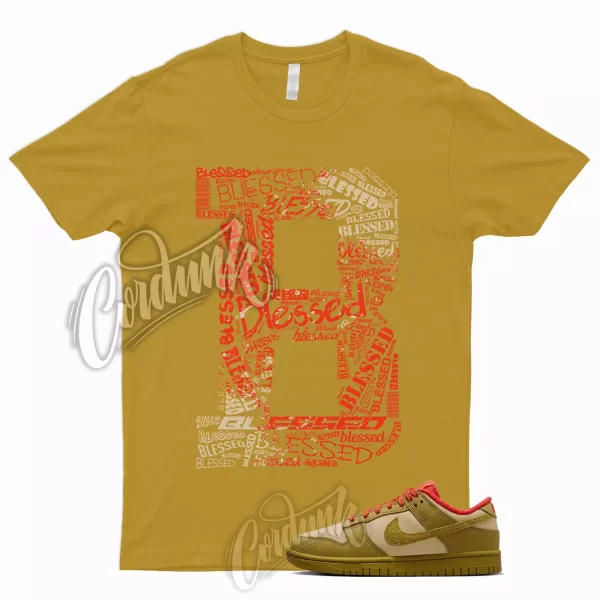 BLESSED T Shirt for Dunk Low Sesame Picante Red Bronzine Mid High WMNS 1 Jezsport.com