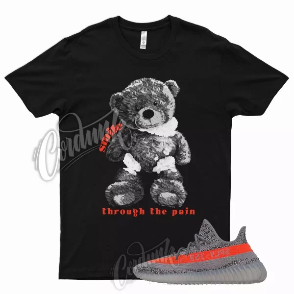 SMILE T Shirt for YZ 350 V2 Beluga Steel Grey Solar Red RF 380 500 700 Jezsport.com