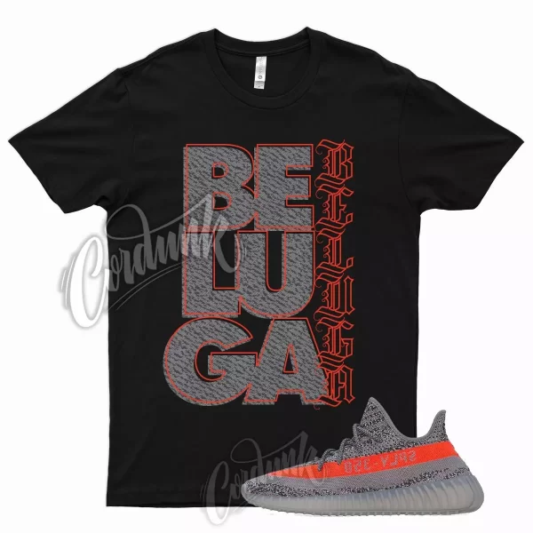 BELUGA T Shirt for YZ 350 V2 Beluga Steel Grey Solar Red RF 380 500 700 Jezsport.com