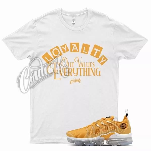 QUEEN Shirt for N Air VaporMax Plus Extra Smile Pollen Strike Yellow Orange Jezsport.com