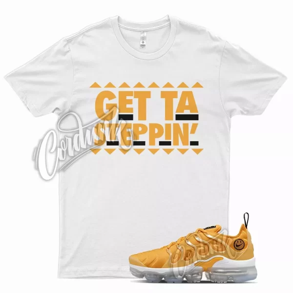 GET T Shirt for N Air VaporMax Plus Extra Smile Pollen Strike Yellow Orange 1 Jezsport.com