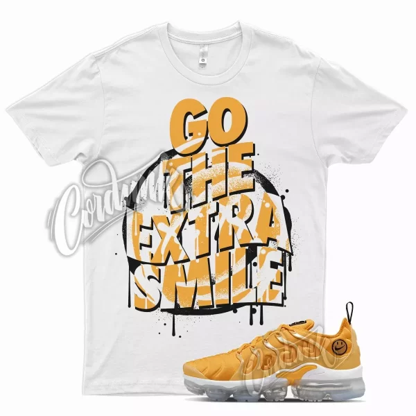 ES T Shirt for N Air VaporMax Plus Extra Smile Pollen Strike Yellow Orange 1 Jezsport.com