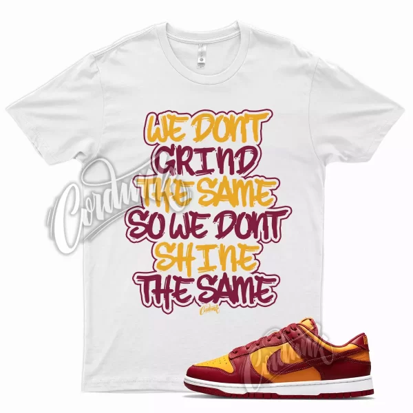 GRIND T Shirt for N Dunk Low Midas Gold Tough Red Day of Dead Dios Muertos Jezsport.com