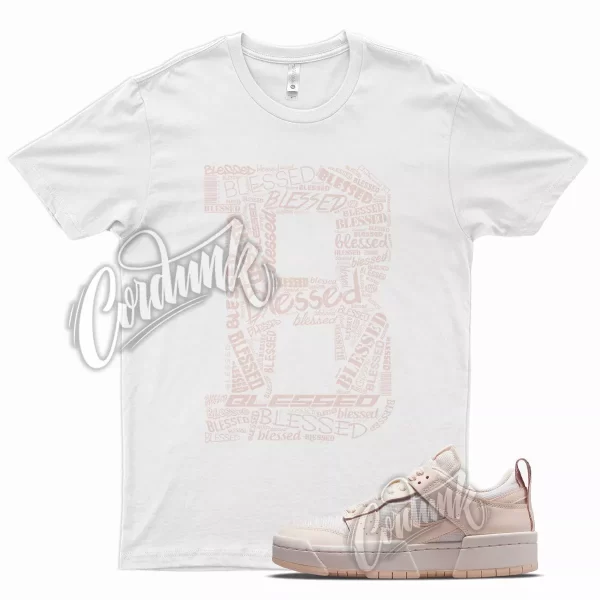 BLESSED T Shirt for N Dunk Low Disrupt Soft Pink Pale Coral Crimson Nature Jezsport.com