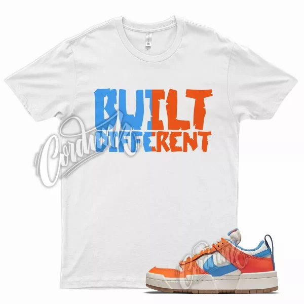 BUILT T Shirt for N Dunk Low Disrupt Sail Orange Light Photo Blue UNC 1 Gum Jezsport.com