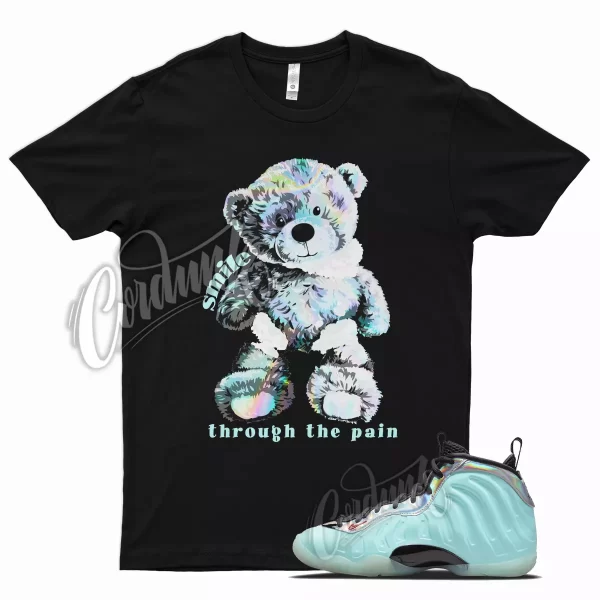 BLK SMILE T Shirt for Mixtape Little Posite Copa Foamposite Fusion Red Jezsport.com