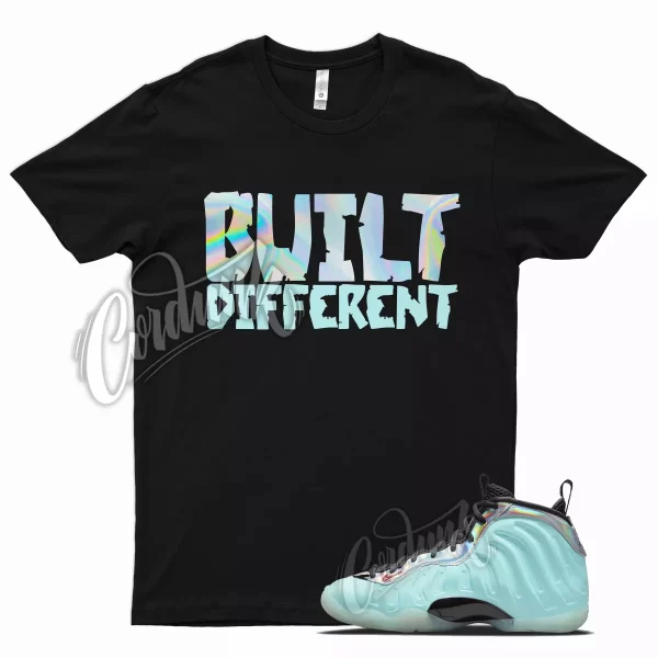 BLK BUILT T Shirt for Mixtape Little Posite Copa Foamposite Fusion Red Jezsport.com