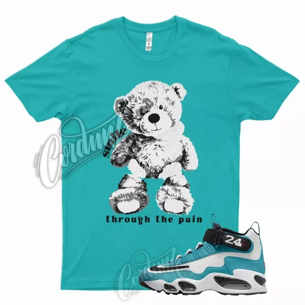 SMILE T Shirt for N Air Griffey Max 1 Aquamarine Teal Aqua Freshwater 24 Jezsport.com