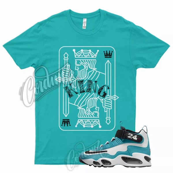 KING T Shirt for N Air Griffey Max 1 Aquamarine Teal Aqua Freshwater 24 Jezsport.com