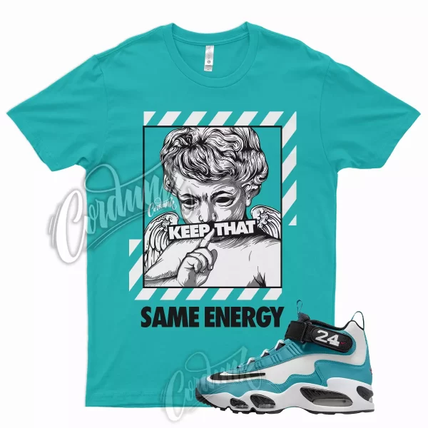 ENERGY T Shirt for Air Griffey Max 1 Aquamarine Teal Aqua Freshwater 24 Jezsport.com