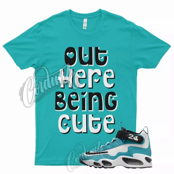 CUTE T Shirt for N Air Griffey Max 1 Aquamarine Teal Aqua Freshwater 24 Jezsport.com