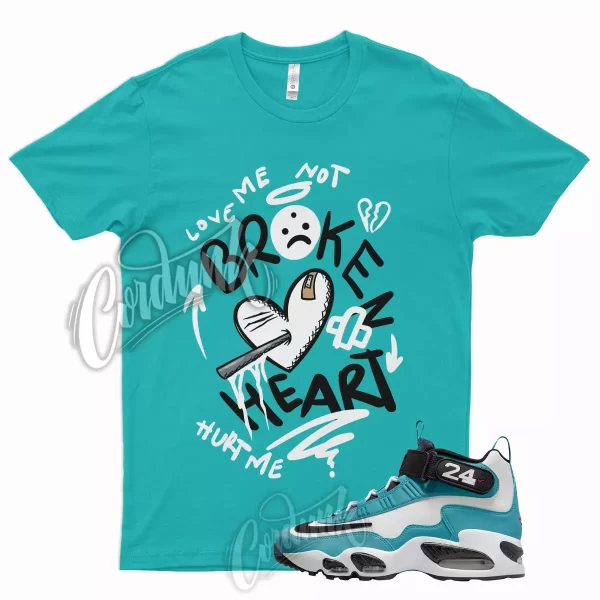 BROKEN T Shirt for Air Griffey Max 1 Aquamarine Teal Aqua Freshwater 24 Jezsport.com