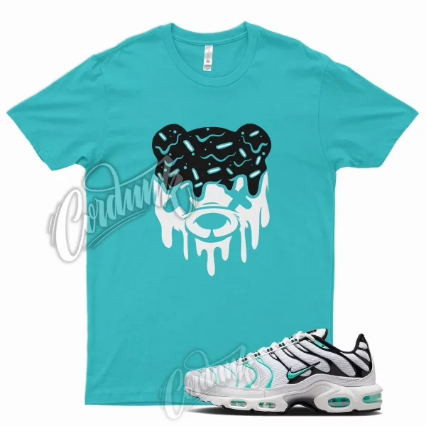 DRIPPY T Shirt for N Air Max Plus White Hyper Jade Black Reflect Silver Teal Jezsport.com