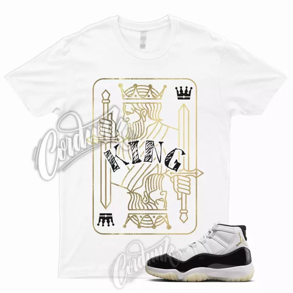 KING T Shirt for 11 DMP Defining Moments Gratitude 2023 Metallic Gold 1 Retro Jezsport.com