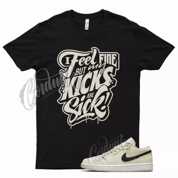 Black SICK T Shirt for Air J6 Low Coconut Milk Cream Butter Sail Summit Jezsport.com