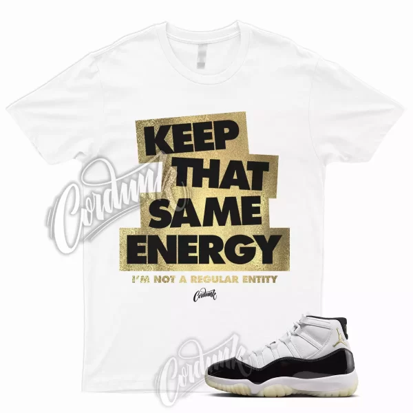 K2 T Shirt for 11 DMP Defining Moments Gratitude 2023 Metallic Gold 1 Retro Jezsport.com