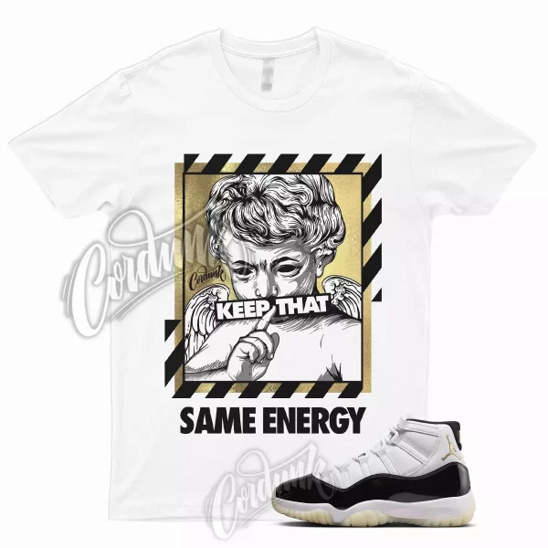 ENERGY T Shirt for 11 DMP Defining Moments Gratitude 2023 Metallic Gold 1 Retro Jezsport.com