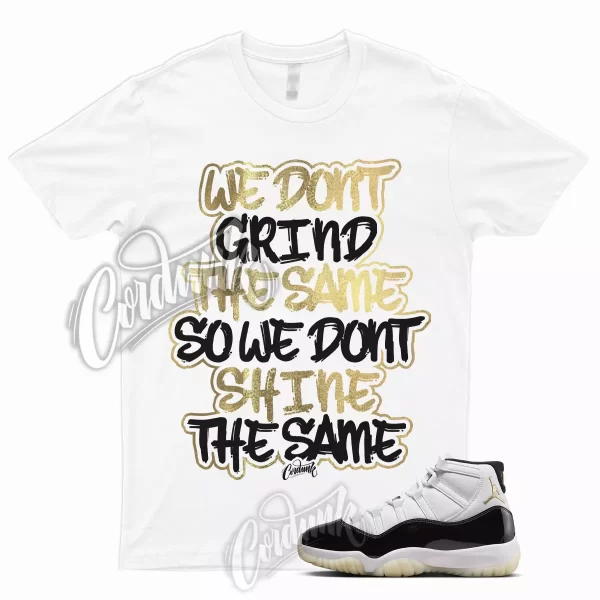 GRIND T Shirt for 11 DMP Defining Moments Gratitude 2023 Metallic Gold 1 Retro Jezsport.com