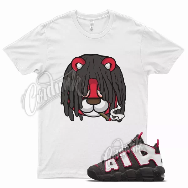 White DREAD T Shirt for N Air More Uptempo Brown Chocolate Mocha Bull Gym Red Jezsport.com