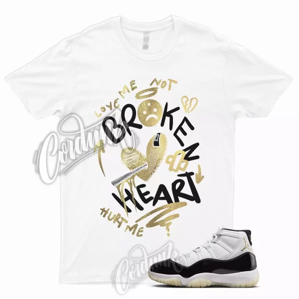 BROKEN T Shirt for 11 DMP Defining Moments Gratitude 2023 Metallic Gold 1 Retro Jezsport.com