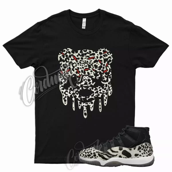 DRIPPY T Shirt for J1 11 WMNS Animal Instinct Red Sail Leopard Cheetah 97 95 Jezsport.com