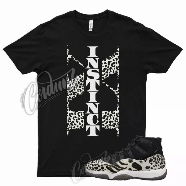 XI T Shirt for J1 11 WMNS Animal Instinct Red Sail Leopard Cheetah 97 Jezsport.com