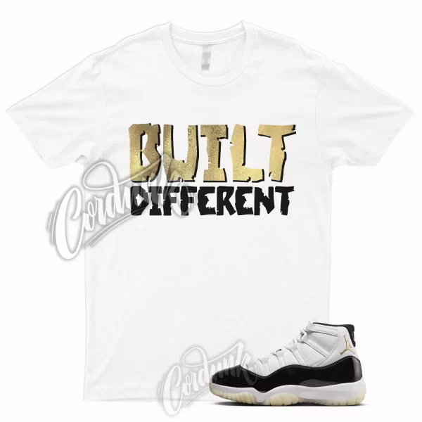 BUILT T Shirt for 11 DMP Defining Moments Gratitude 2023 Metallic Gold 1 Retro Jezsport.com