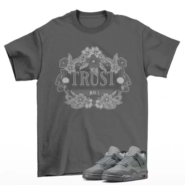 Trust Sneaker Shirt Grey to Match Jordan 4 Retro SE Wet Cement FQ7928-001 Jezsport.com