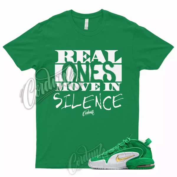 R1 T Shirt for Air Max Penny Stadium Green White Mystic Metallic Gold Lucky, FQ8827-324 Jezsport.com