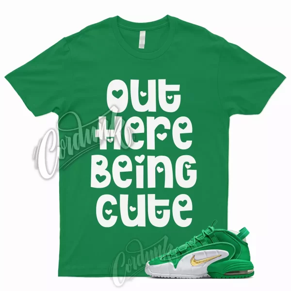 CUTE T Shirt for Air Max Penny Stadium Green White Mystic Metallic Gold Lucky Jezsport.com