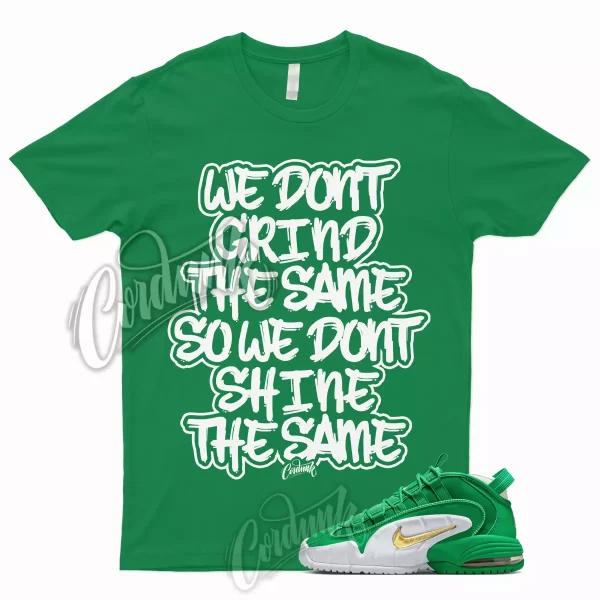 GRIND T Shirt for Air Max Penny Stadium Green White Mystic Metallic Gold Lucky Jezsport.com